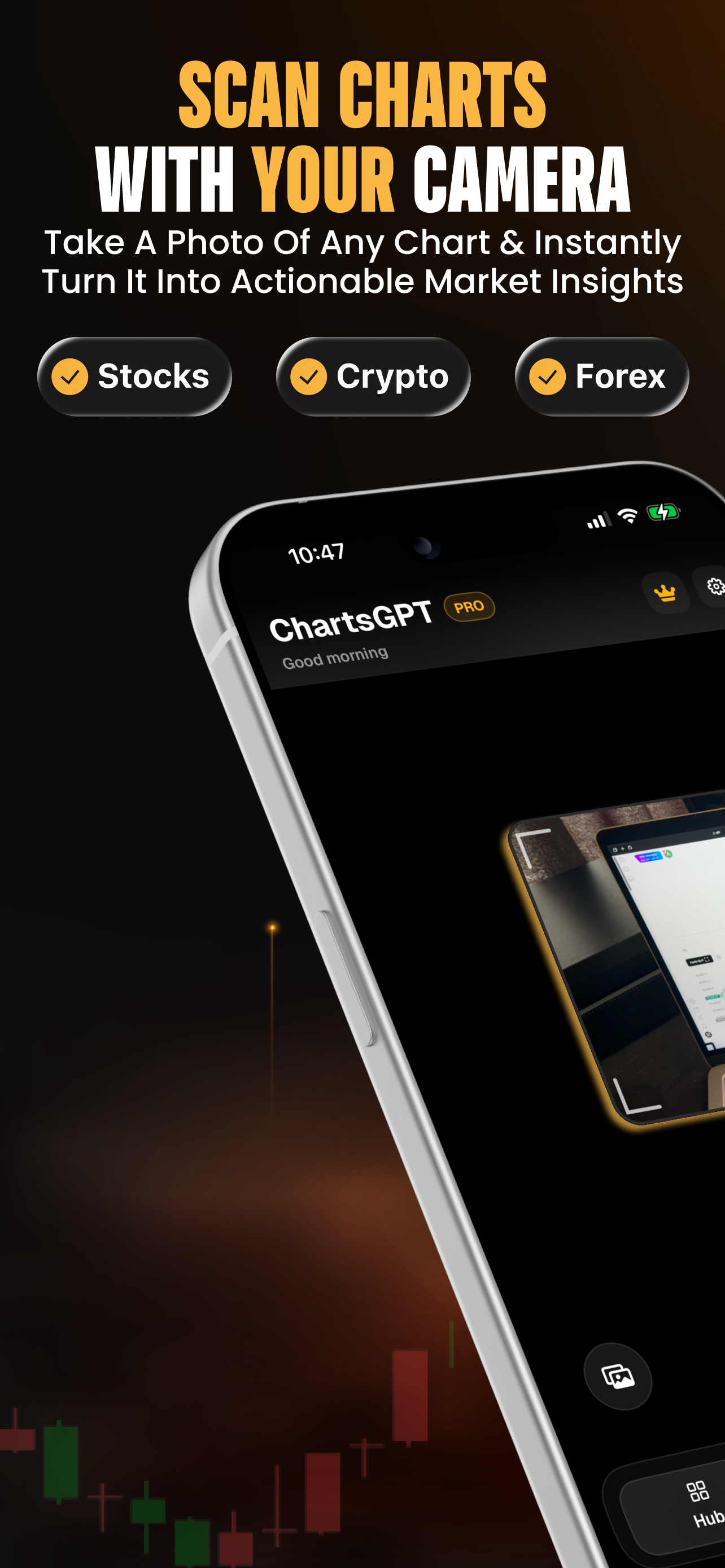 ChartsGPT camera capture flow